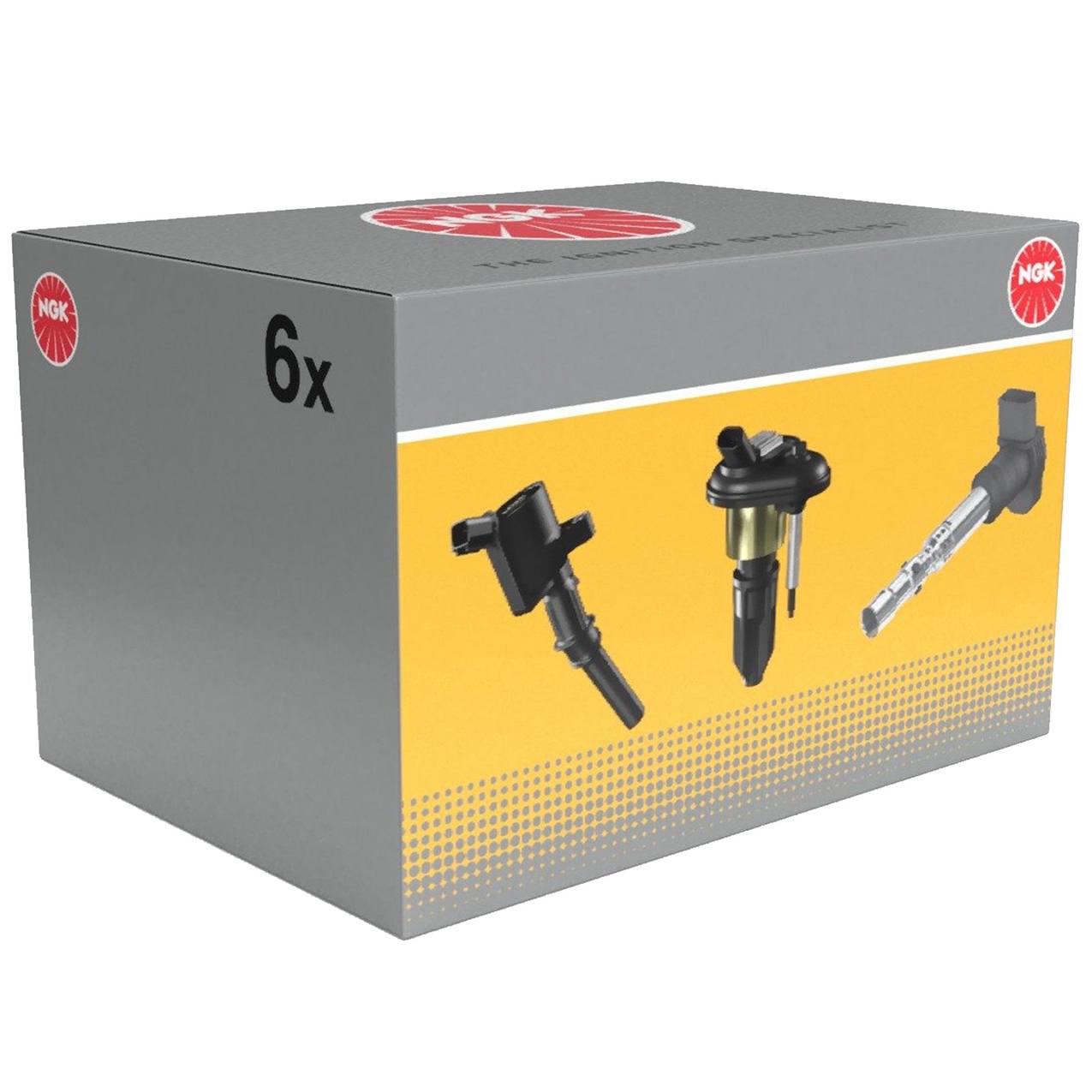 BMW Ignition Coil Set of 6 NGK U50556